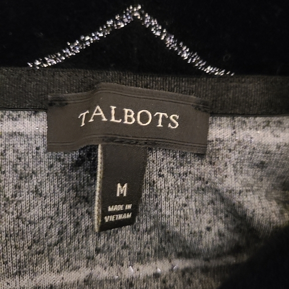 Talbots glittery velour sweatshirt - Picture 5 of 7